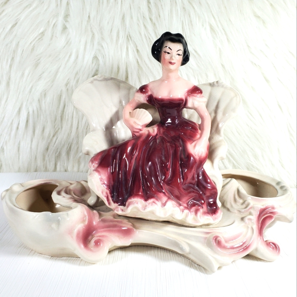 Lane and Co. Victorian Lady Planter Vintage Mid-century